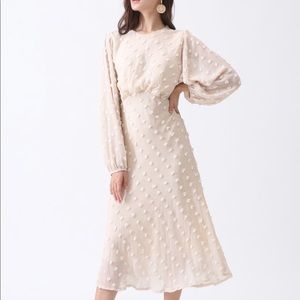 Delicate and feminine cream Cotton Candy dress
